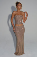 Hali Maxi Skirt - Gold Skirt Babyboo Fashion Premium Exclusive Design