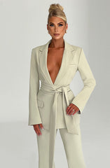 Hazel Suit Jacket - Sage Jackets Babyboo Fashion Premium Exclusive Design