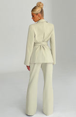 Hazel Suit Jacket - Sage Jackets Babyboo Fashion Premium Exclusive Design