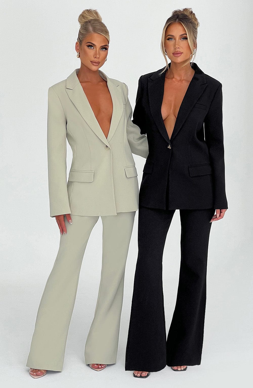 Hazel Suit Jacket - Sage Jackets Babyboo Fashion Premium Exclusive Design