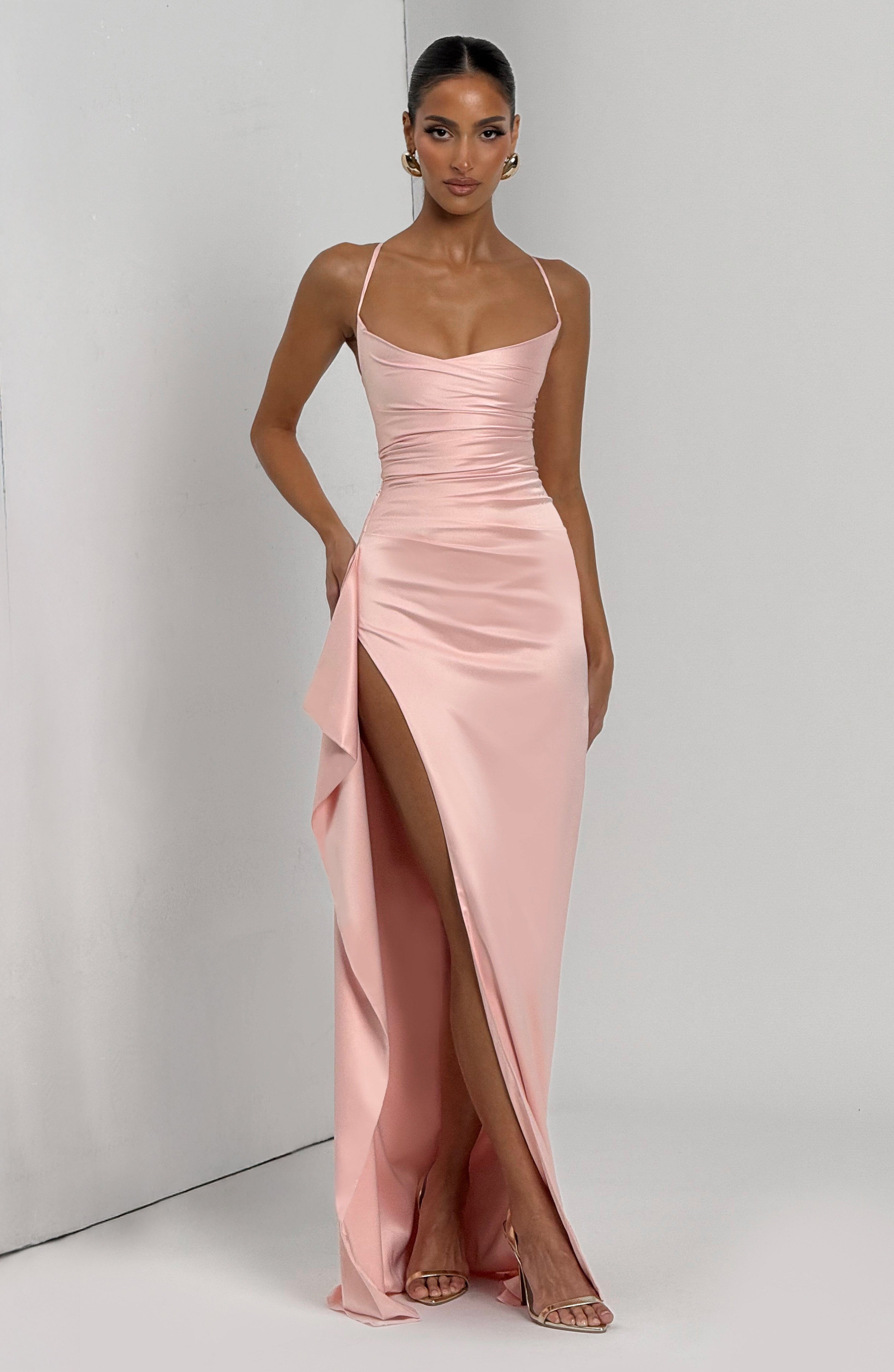 Helen Maxi Dress - Blush Dress Babyboo Fashion Premium Exclusive Design