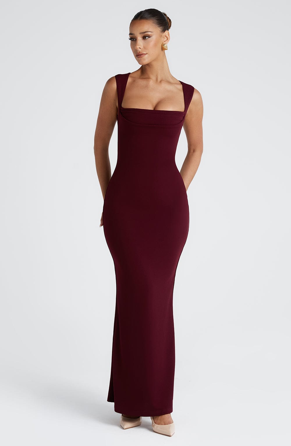 Helena Maxi Dress - Cherry Lacquer Dress Babyboo Fashion Premium Exclusive Design
