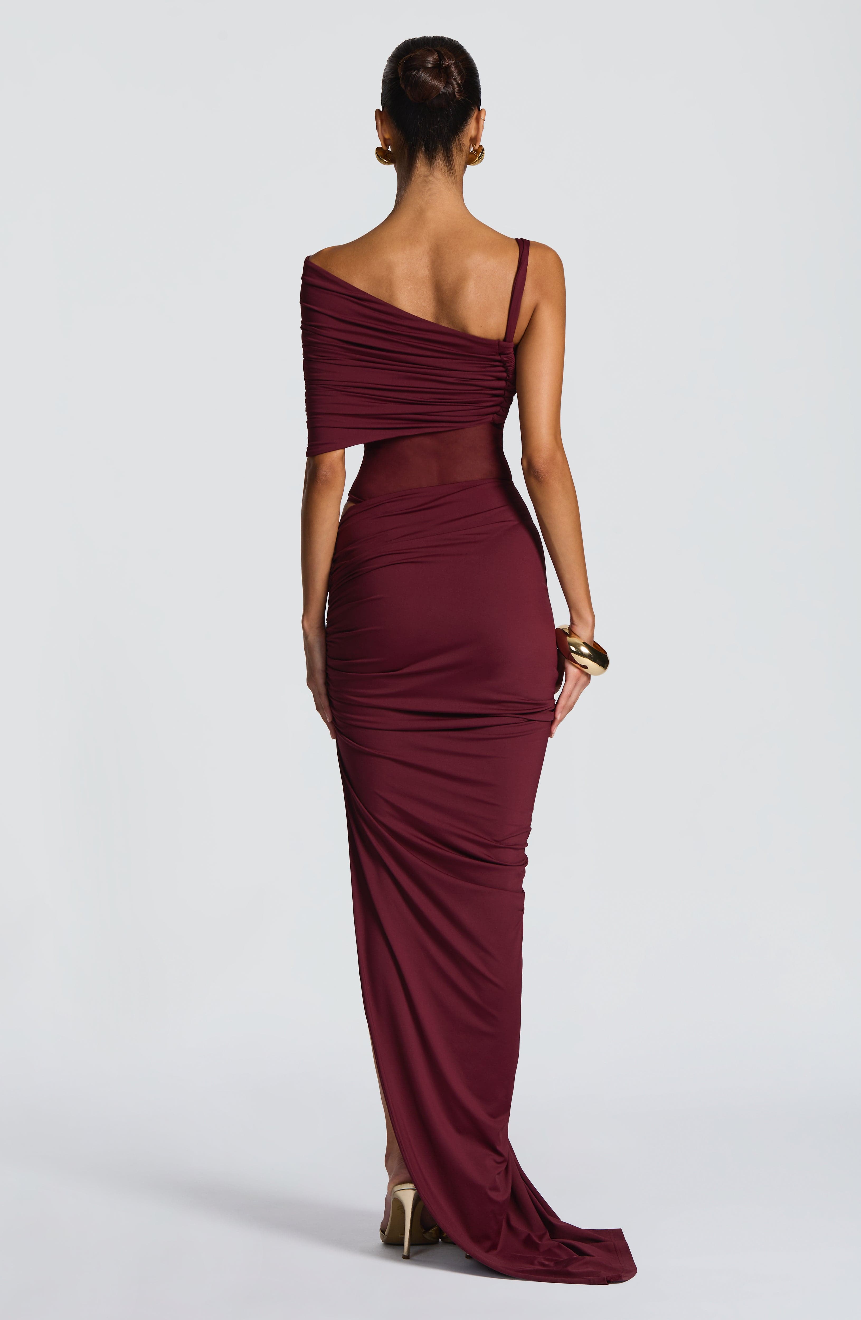 Henrietta Maxi Skirt - Cherry Lacquer Skirt Babyboo Fashion Premium Exclusive Design