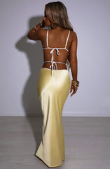 Jasmyn Maxi Skirt - Lemon Babyboo Fashion Premium Exclusive Design