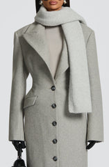 Jeanie Scarf - Light Grey Accessories ONE SIZE Babyboo Fashion Premium Exclusive Design