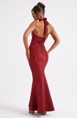 Josephine Maxi Dress - Red Dress Babyboo Fashion Premium Exclusive Design