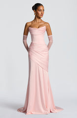 Kensington Maxi Dress - Blush Dress Babyboo Fashion Premium Exclusive Design
