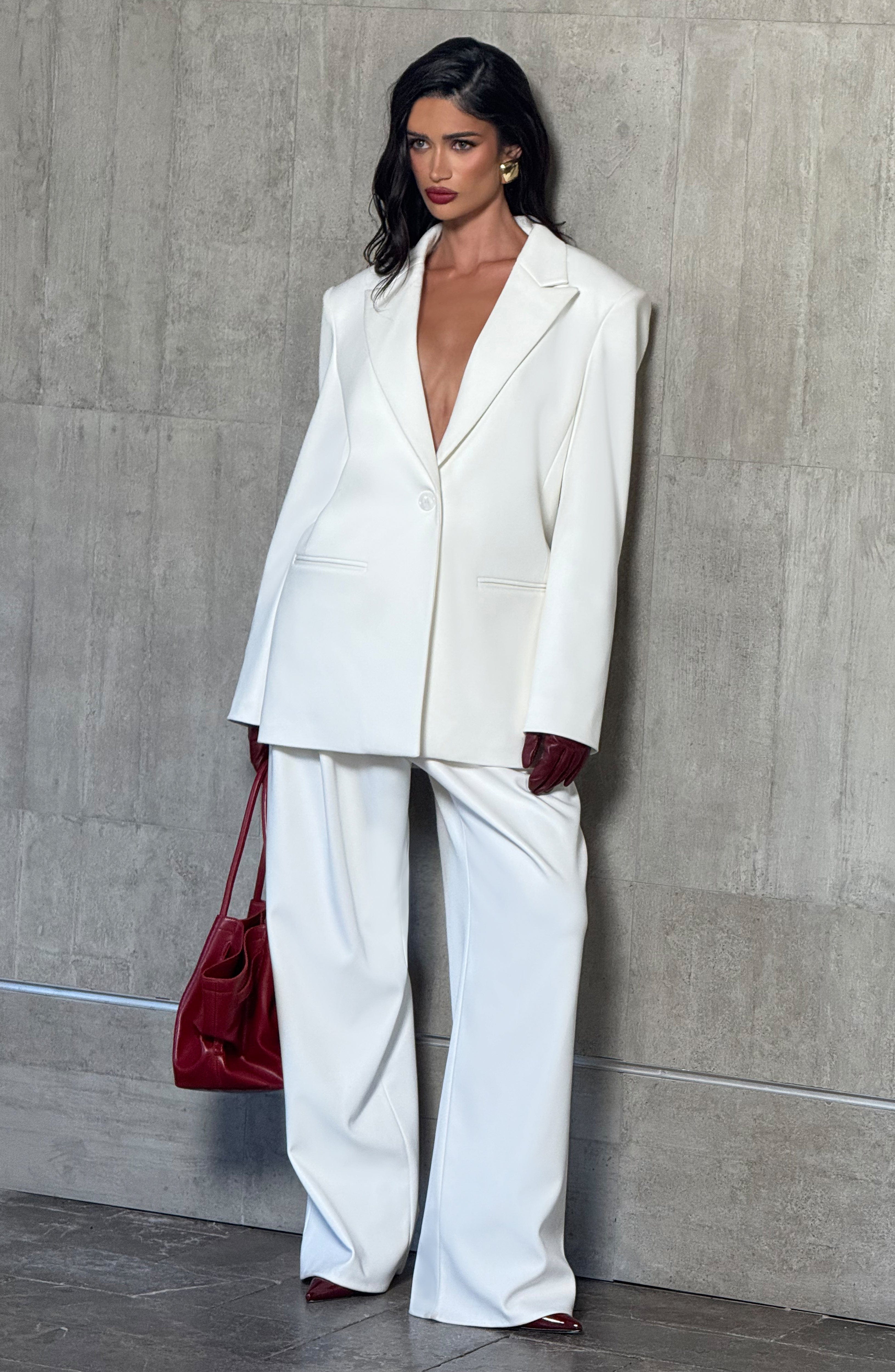 Kirsty Pants - Ivory Pants Babyboo Fashion Premium Exclusive Design