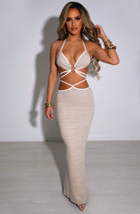 Lelita Maxi Skirt - Beige Babyboo Fashion Premium Exclusive Design