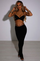 Leticia Maxi Skirt - Black Babyboo Fashion Premium Exclusive Design