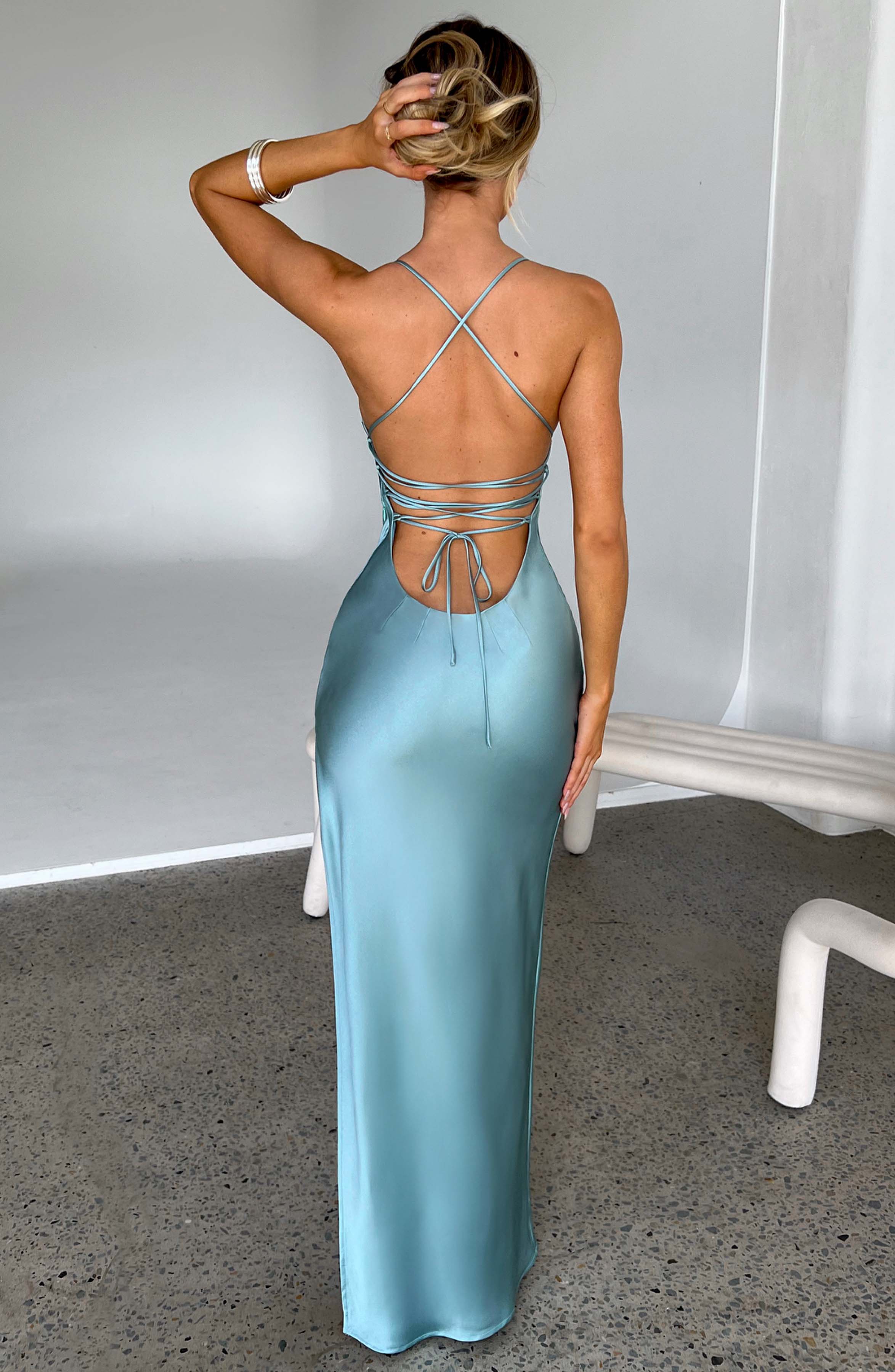 Makalita Maxi Dress - Turquoise Babyboo Fashion Premium Exclusive Design