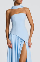 Maliyah Maxi Dress - Baby Blue Dress Babyboo Fashion Premium Exclusive Design