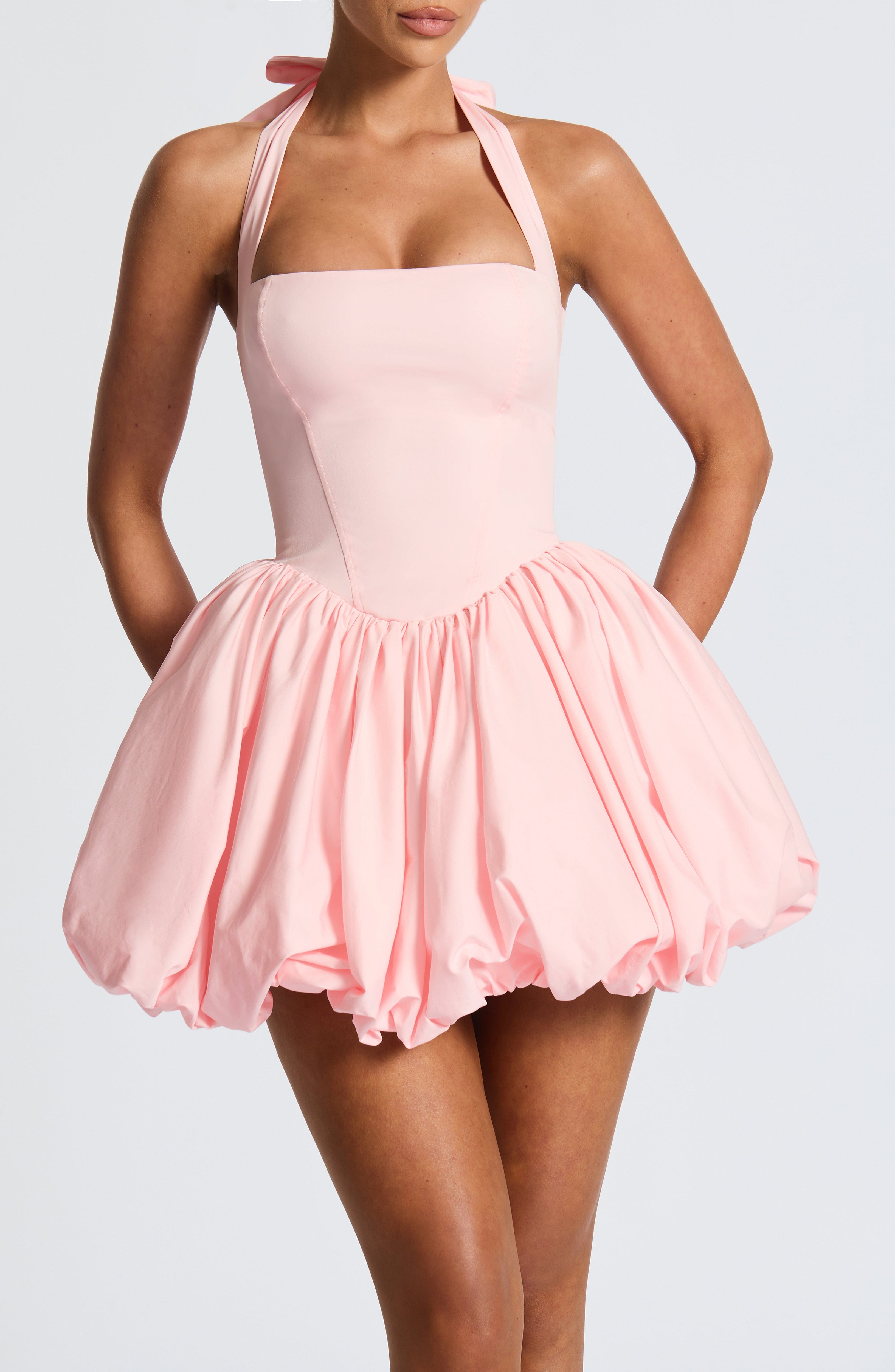 Maricia Mini Dress - Blush Dress Babyboo Fashion Premium Exclusive Design