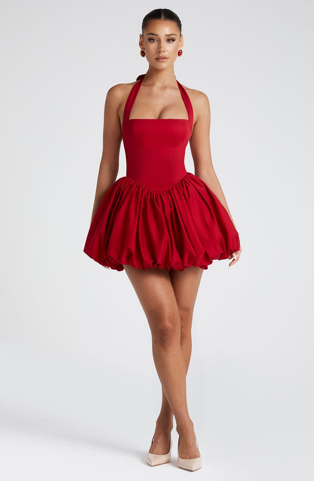 Maricia Mini Dress - Red Dress Babyboo Fashion Premium Exclusive Design