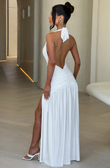 Melania Maxi Dress - Ivory Dress Babyboo Fashion Premium Exclusive Design