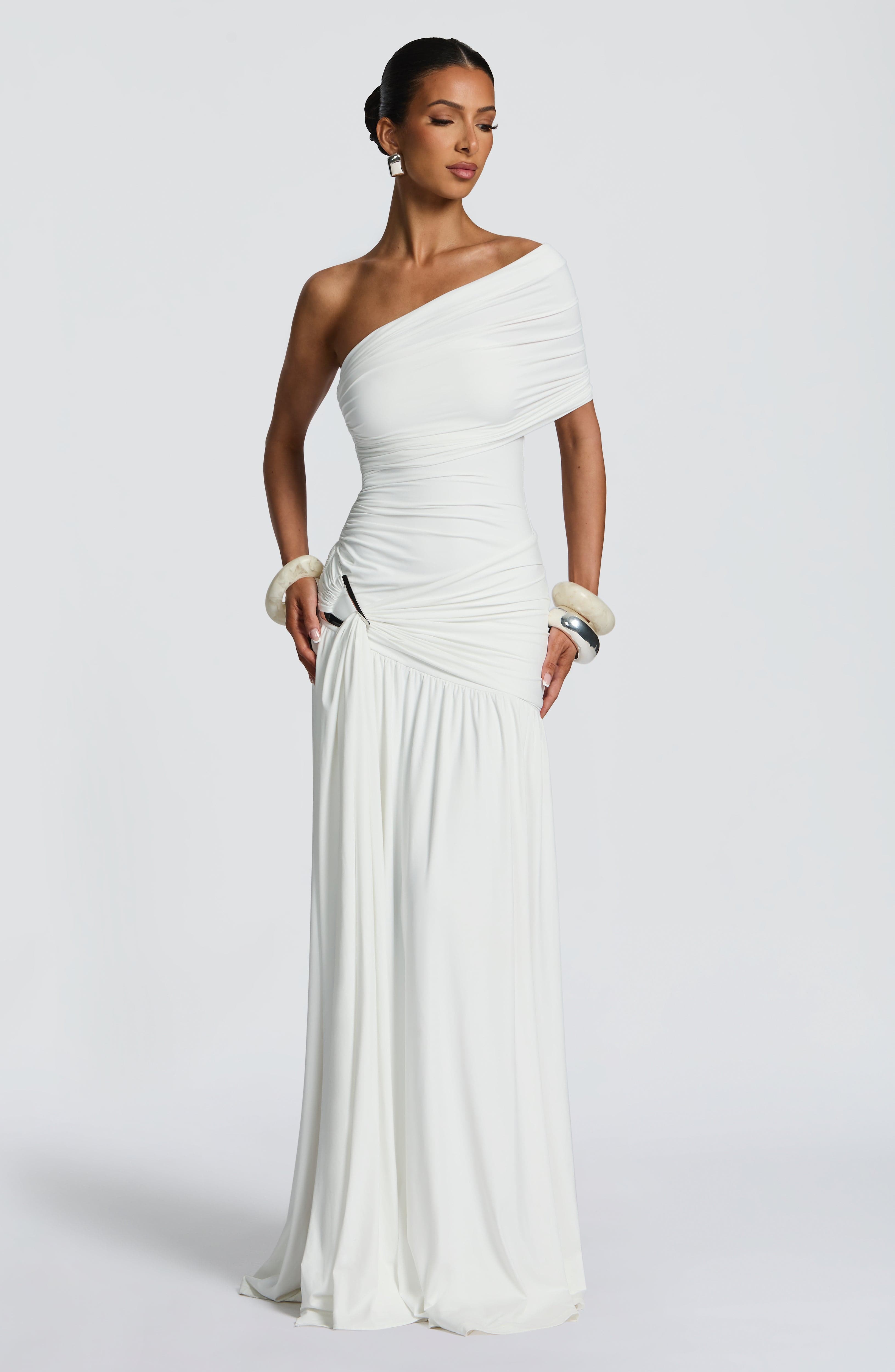 Monica Maxi Dress - White Dress Babyboo Fashion Premium Exclusive Design