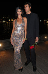 Morena Maxi Dress - Sequin Leopard Print Dress Babyboo Fashion Premium Exclusive Design