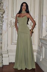 Patricia Maxi Dress - Sage Dress Babyboo Fashion Premium Exclusive Design