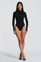 Pearson Bodysuit - Black Bodysuits Babyboo Fashion Premium Exclusive Design