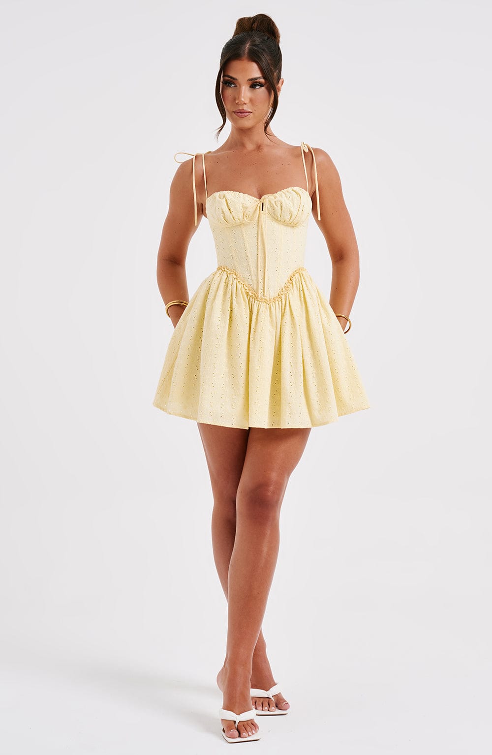 Phoebe Mini Dress - Lemon Dress Babyboo Fashion Premium Exclusive Design