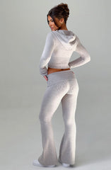 Portia Knit Pants - Light Grey Marl Pants Babyboo Fashion Premium Exclusive Design