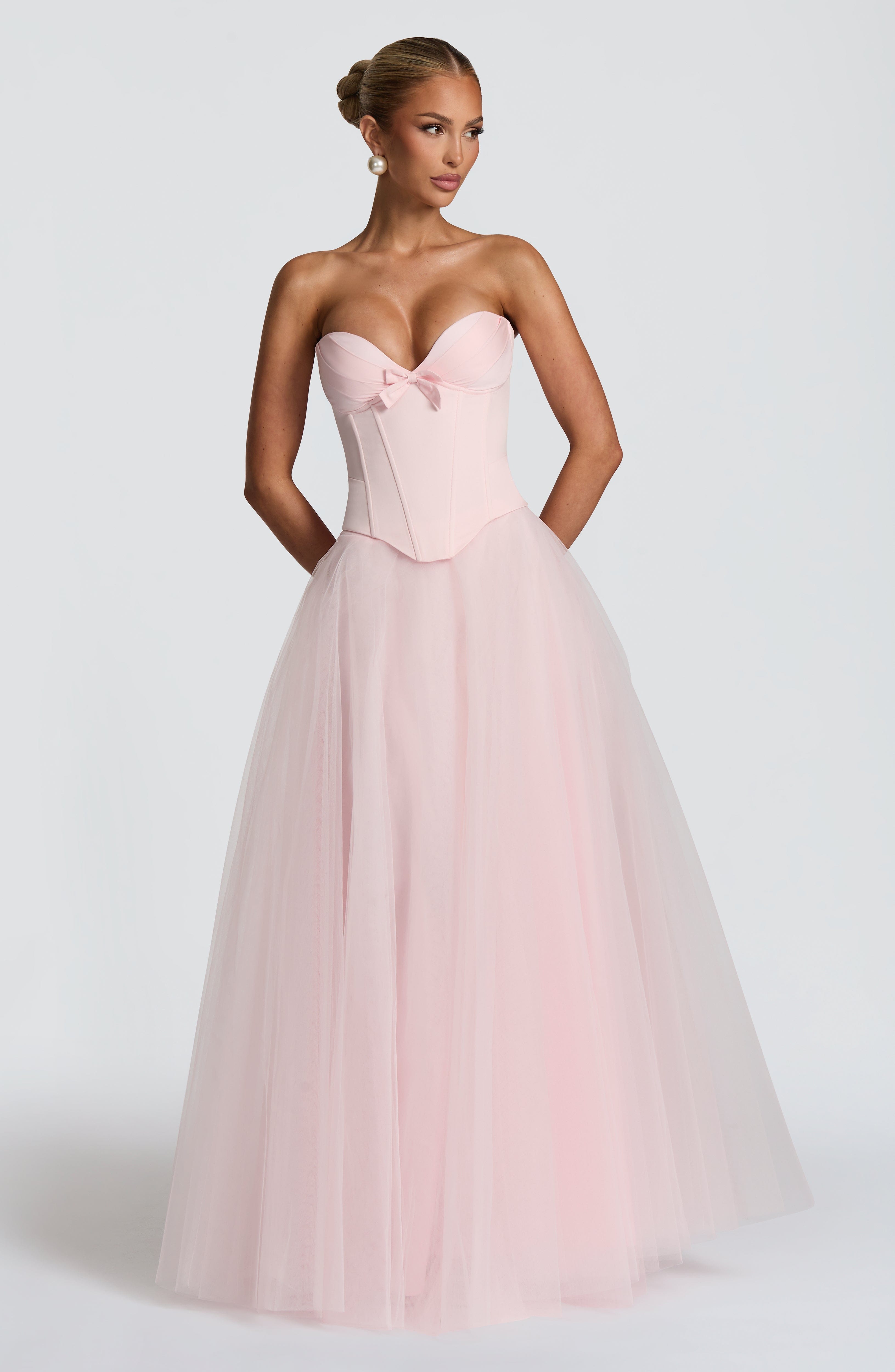 Prim Corset - Blush Tops Babyboo Fashion Premium Exclusive Design