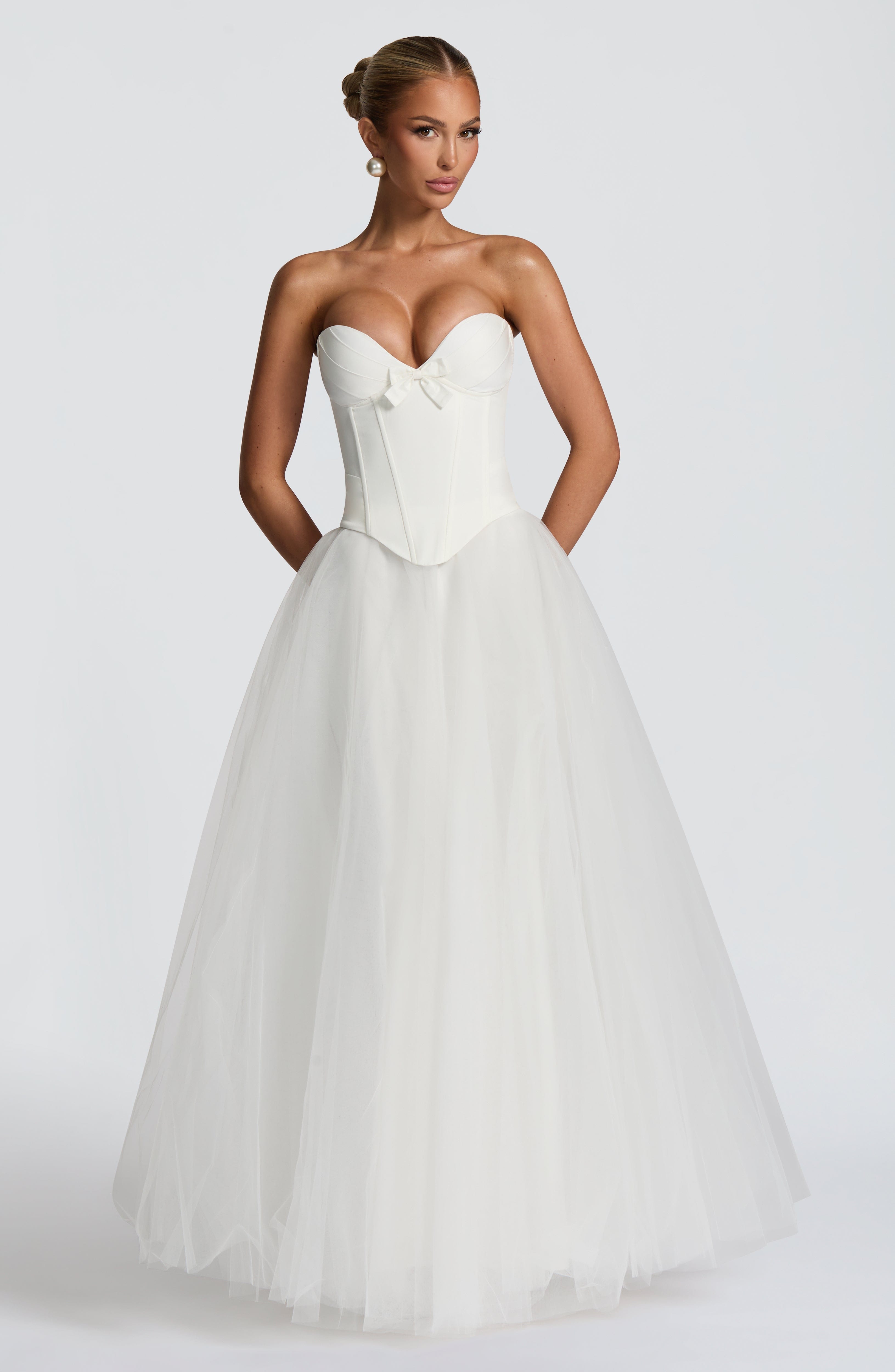 Prim Corset - Ivory Tops Babyboo Fashion Premium Exclusive Design