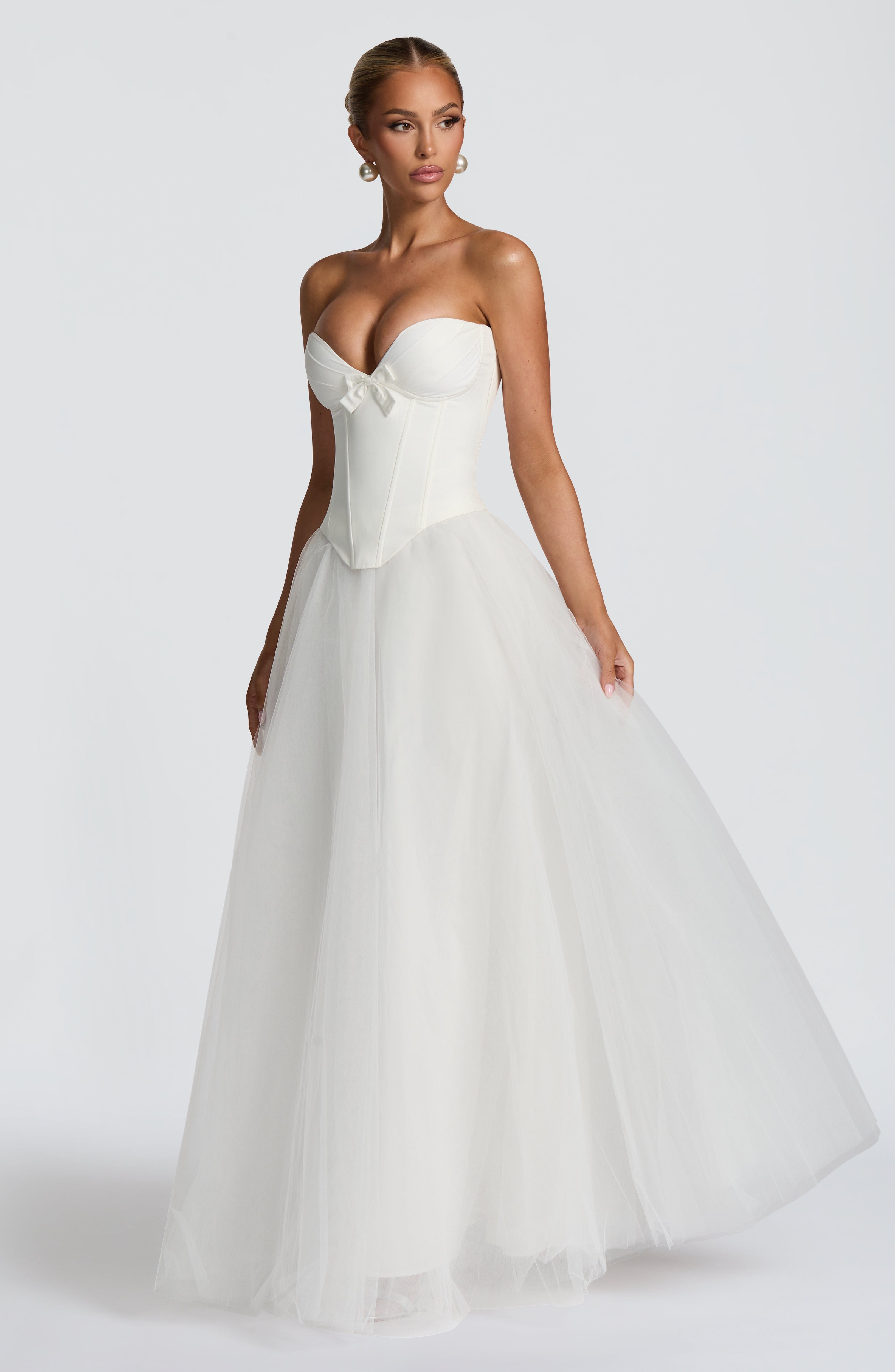 Prim Corset - Ivory Tops Babyboo Fashion Premium Exclusive Design