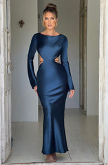 Rafi Maxi Dress - Teal Dress Babyboo Fashion Premium Exclusive Design