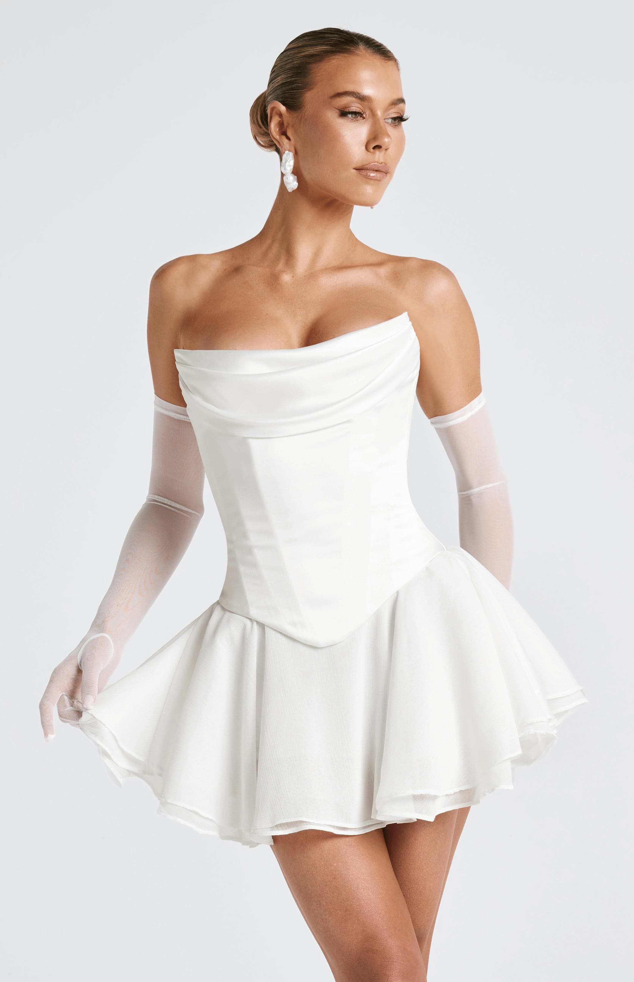 Reagan Skort - Ivory Skorts Babyboo Fashion Premium Exclusive Design