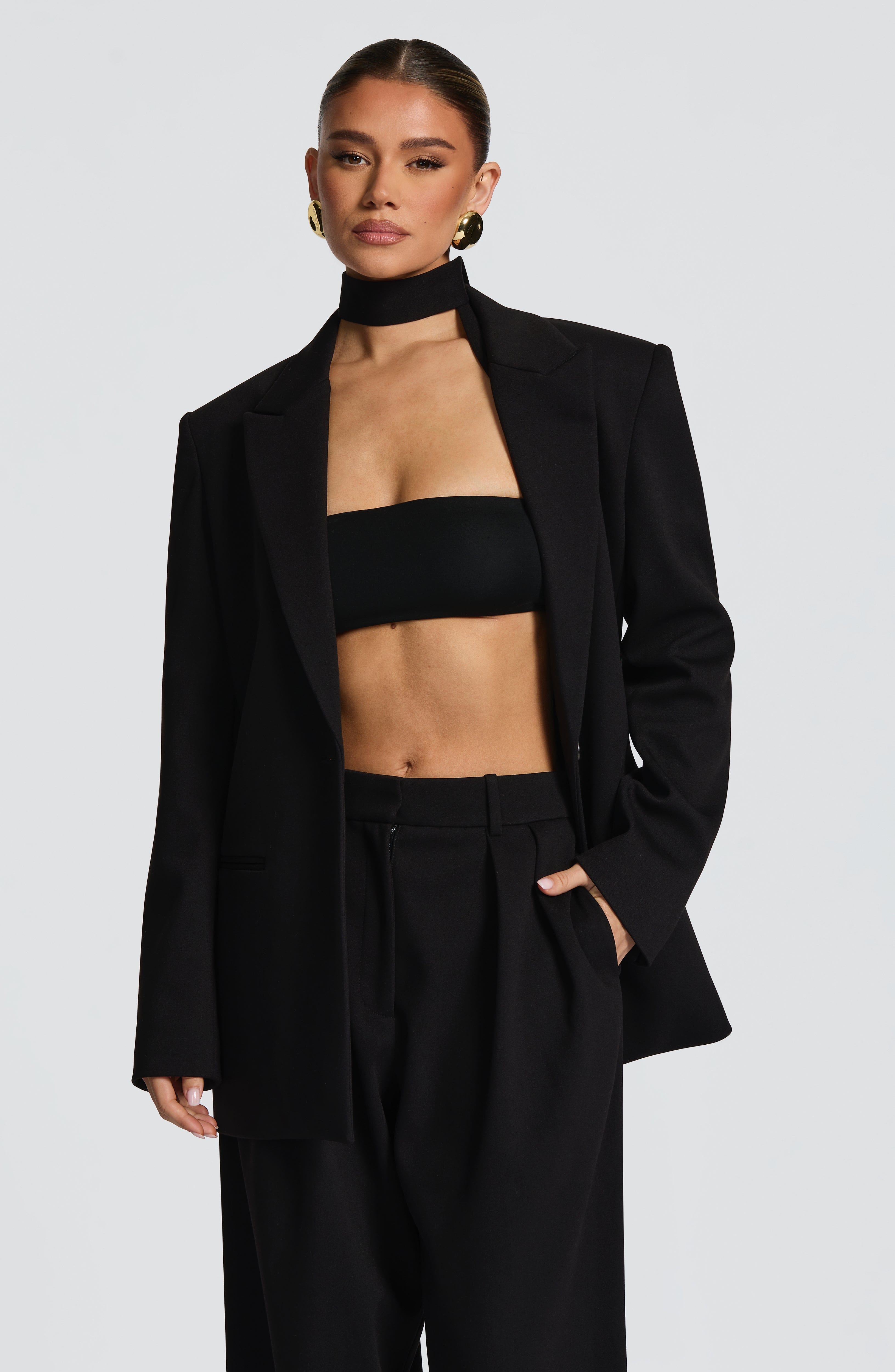 Reece Blazer - Black Jacket Babyboo Fashion Premium Exclusive Design