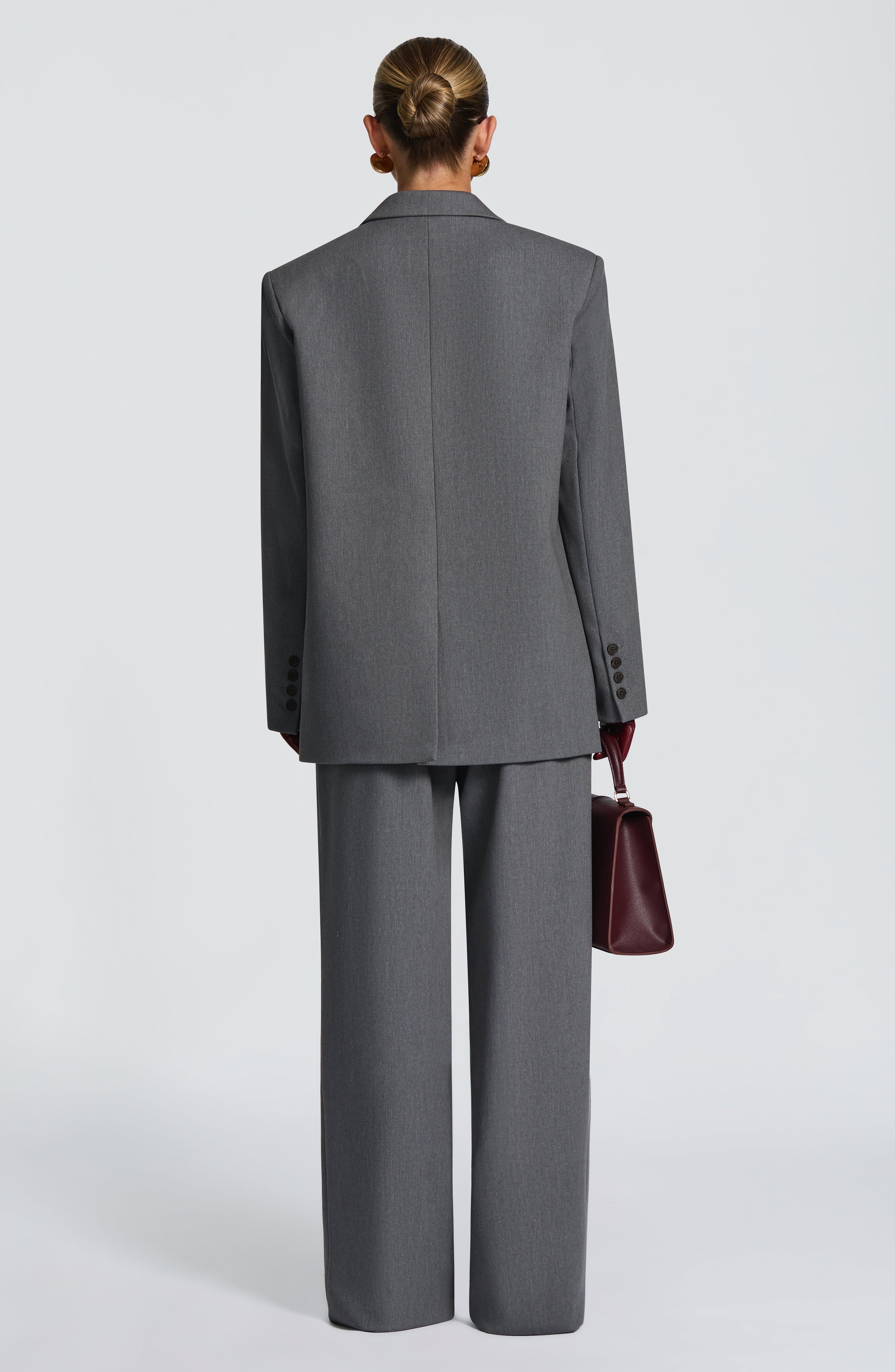 Reece Blazer - Grey Marl Jacket Babyboo Fashion Premium Exclusive Design