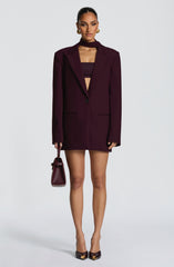 Reece Blazer - Plum Jacket Babyboo Fashion Premium Exclusive Design