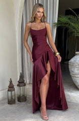 Samira Maxi Dress - Cherry Lacquer Dress Babyboo Fashion Premium Exclusive Design