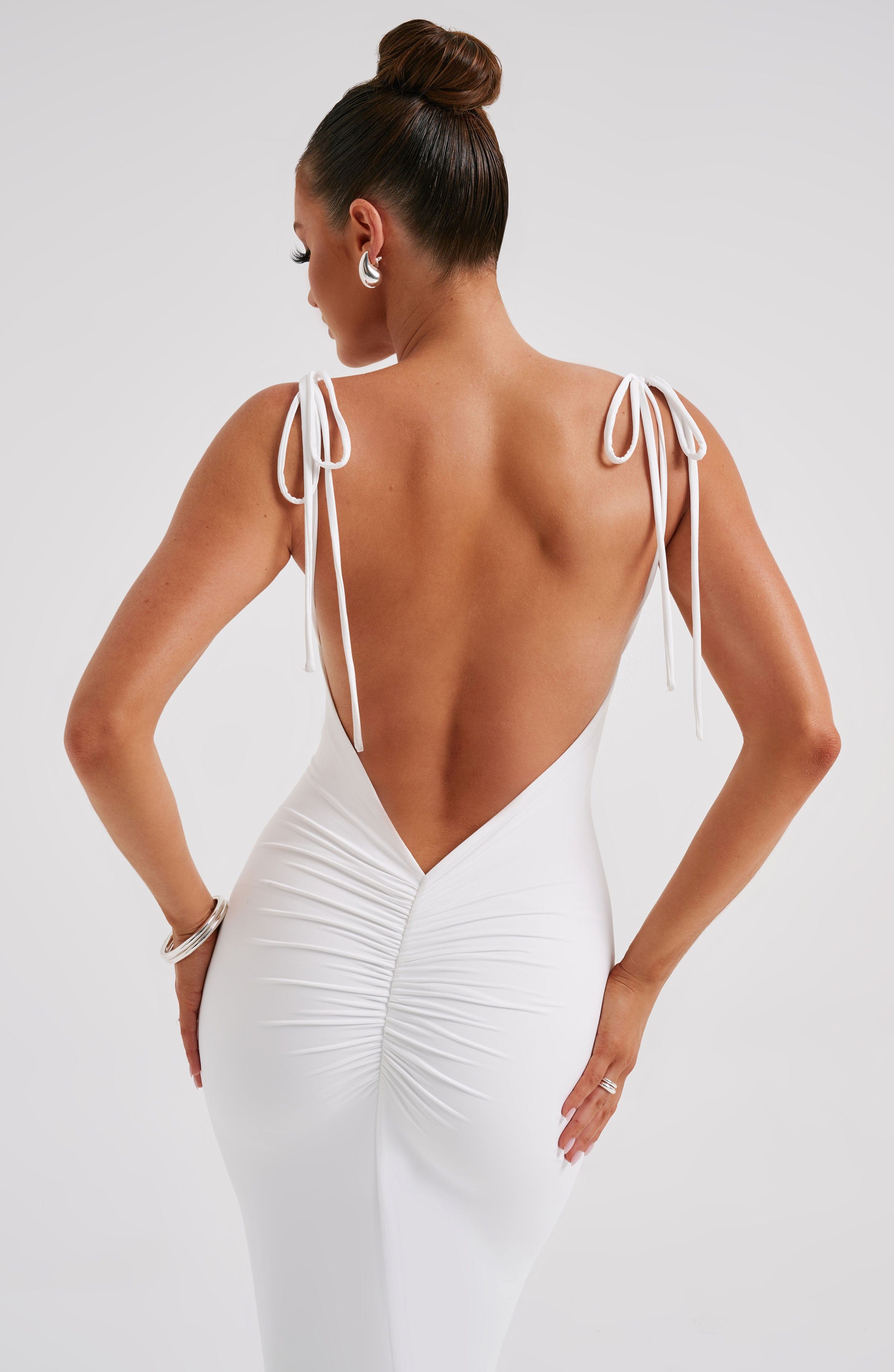 Sanya Maxi Dress - White Dress Babyboo Fashion Premium Exclusive Design