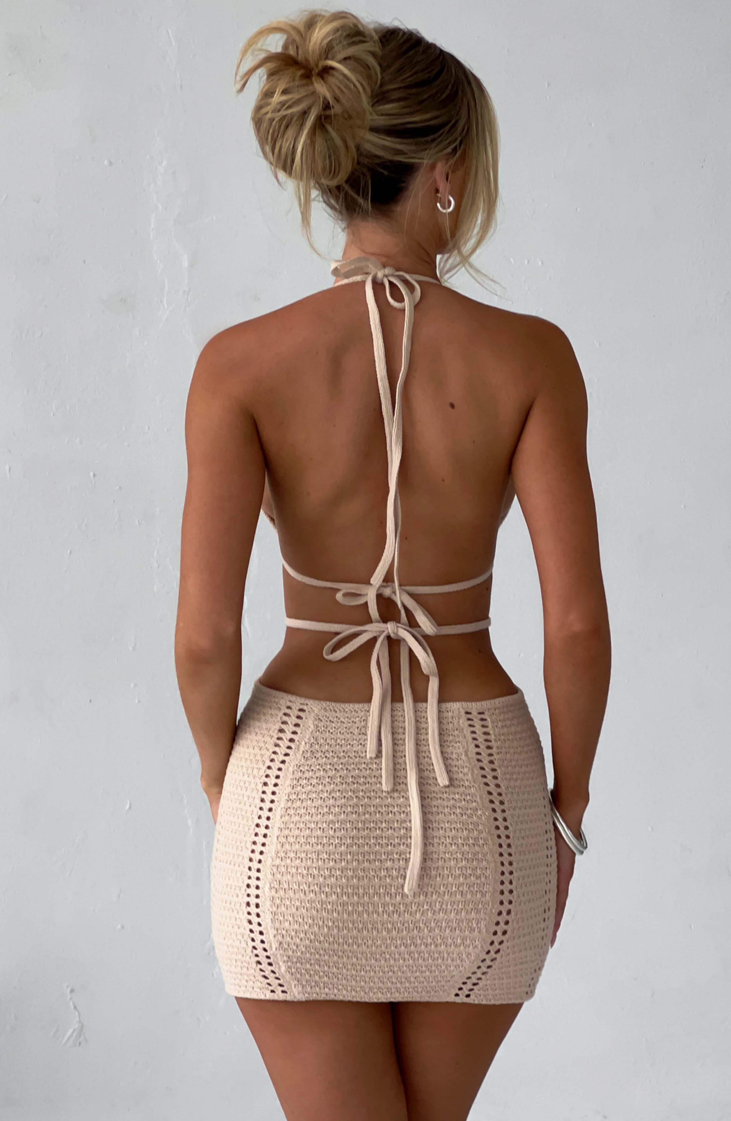 Selena Mini Dress - Cream Babyboo Fashion Premium Exclusive Design