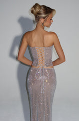 Serena Top - Silver Tops Babyboo Fashion Premium Exclusive Design