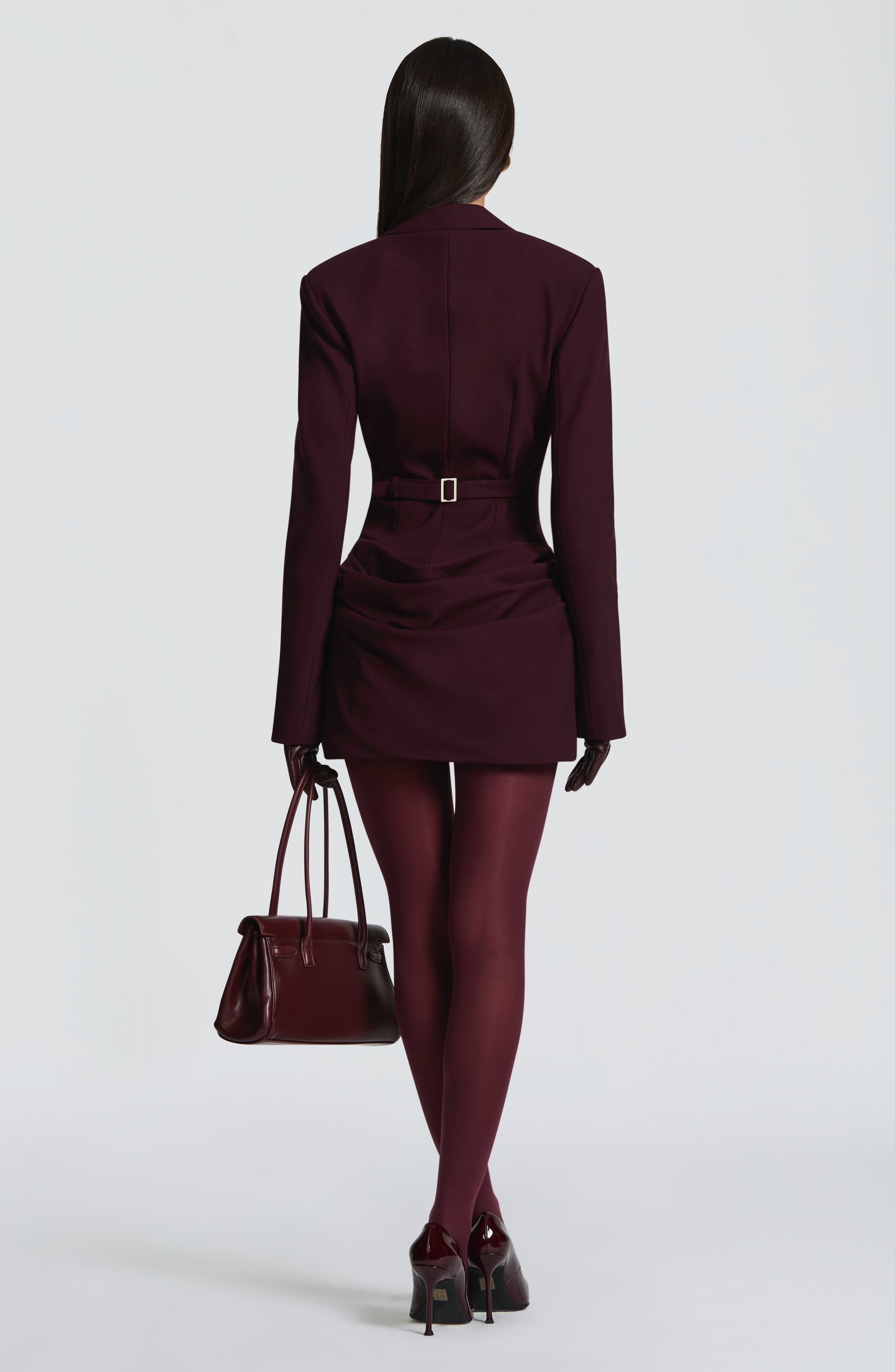 Susie Mini Dress - Plum Dress Babyboo Fashion Premium Exclusive Design