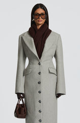 Talin Scarf - Plum Brown Accessories ONE SIZE Babyboo Fashion Premium Exclusive Design