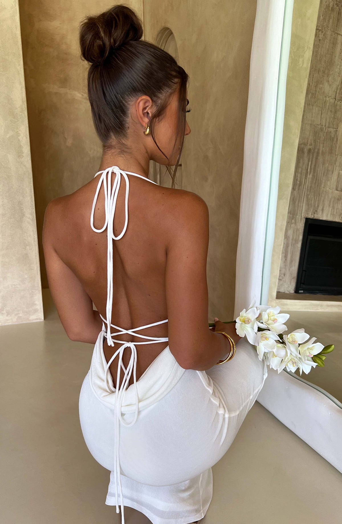 Talisa Maxi Dress - Ivory Dress Babyboo Fashion Premium Exclusive Design