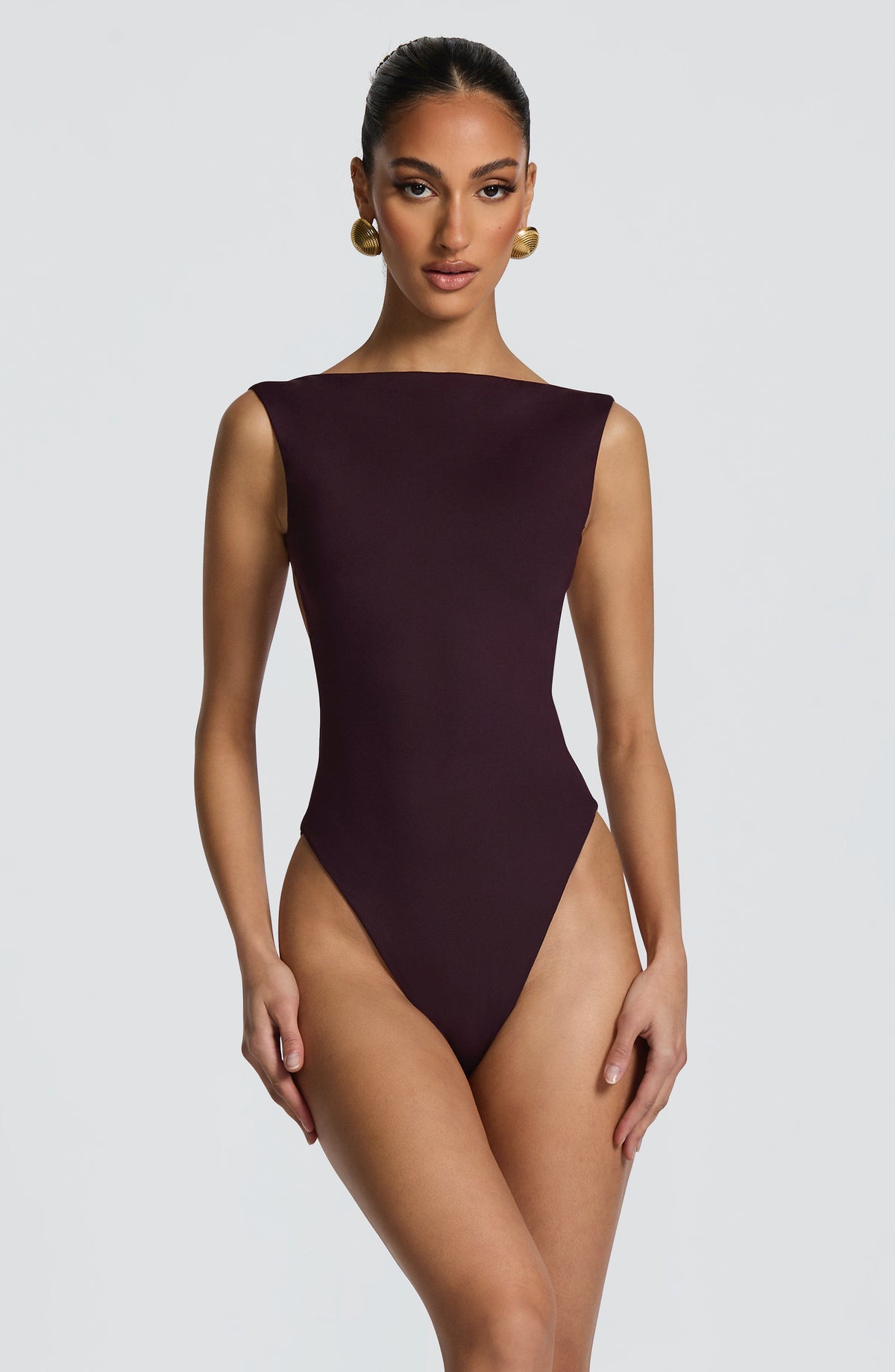 Tori Bodysuit - Plum Bodysuits XS Babyboo Fashion Premium Exclusive Design