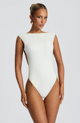 Tori Bodysuit - White Bodysuit Babyboo Fashion Premium Exclusive Design