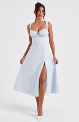 Ulrika Midi Dress - Blue Dress Babyboo Fashion Premium Exclusive Design