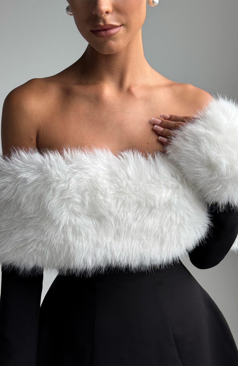 Villanelle Mini Dress - Black/White Dress Babyboo Fashion Premium Exclusive Design