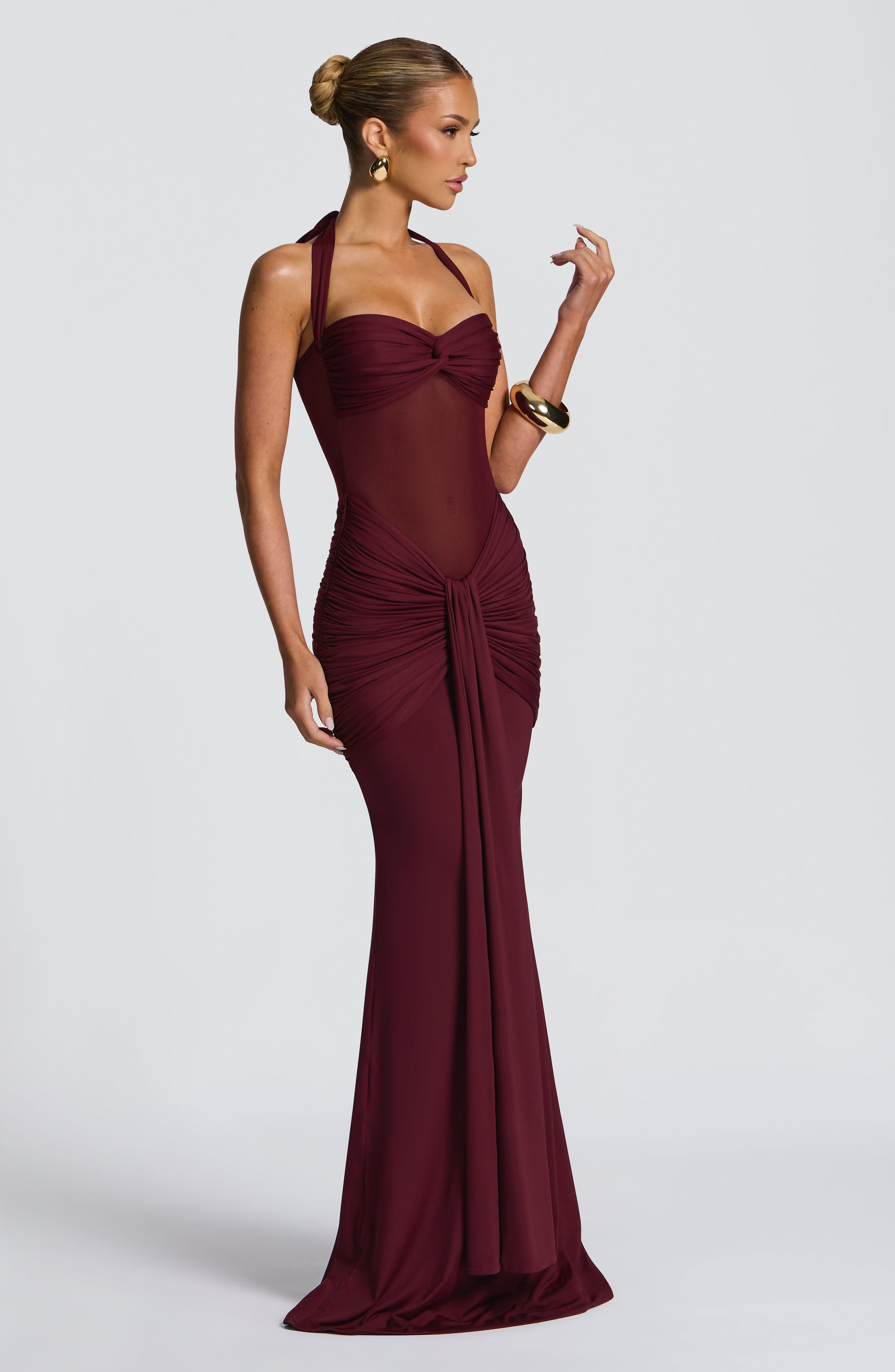 Vixen Maxi Dress - Cherry Lacquer Dress Babyboo Fashion Premium Exclusive Design