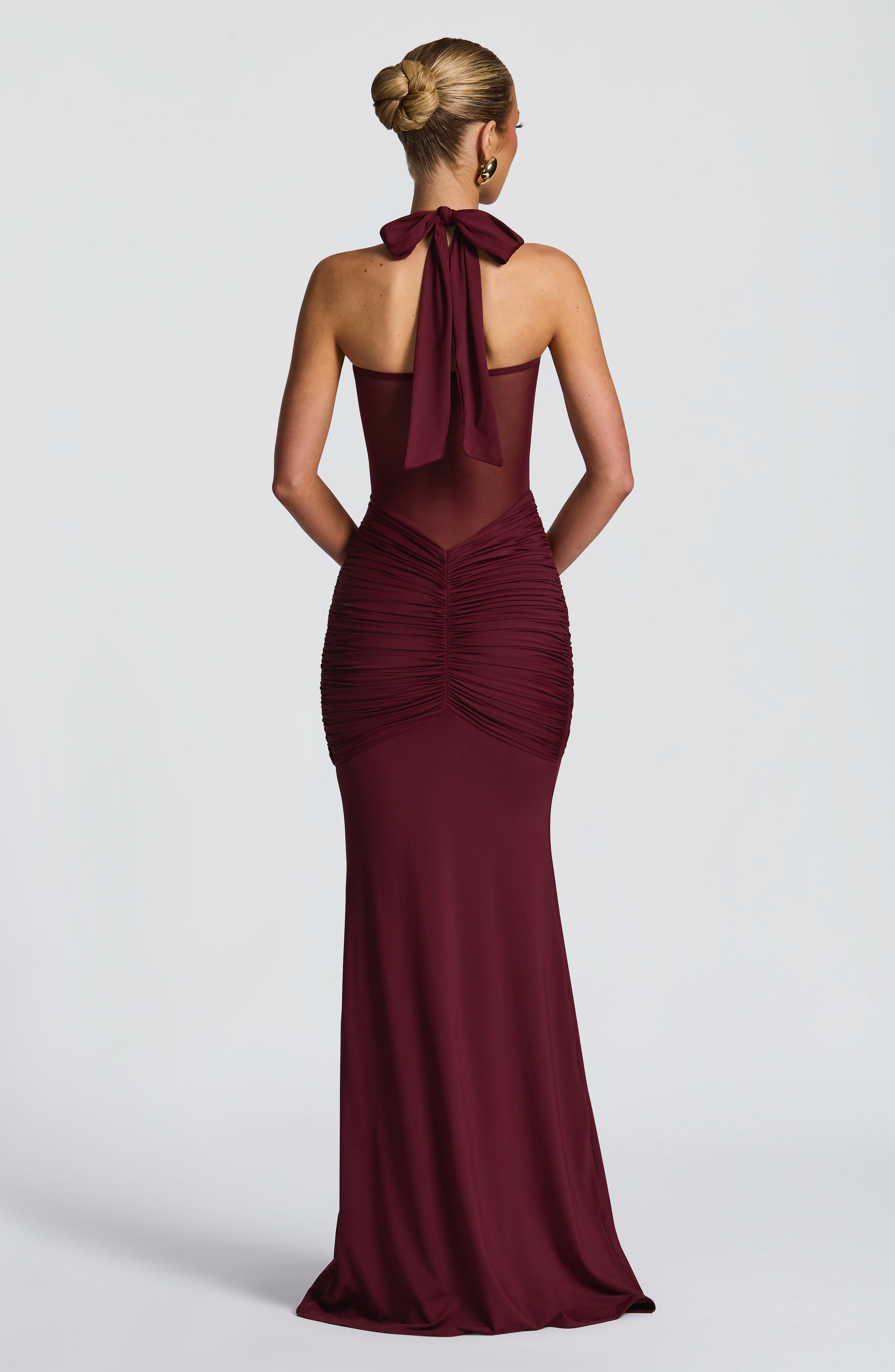 Vixen Maxi Dress - Cherry Lacquer Dress Babyboo Fashion Premium Exclusive Design