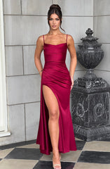 Winona Maxi Dress - Burgundy Dress XS Babyboo Fashion Premium Exclusive Design