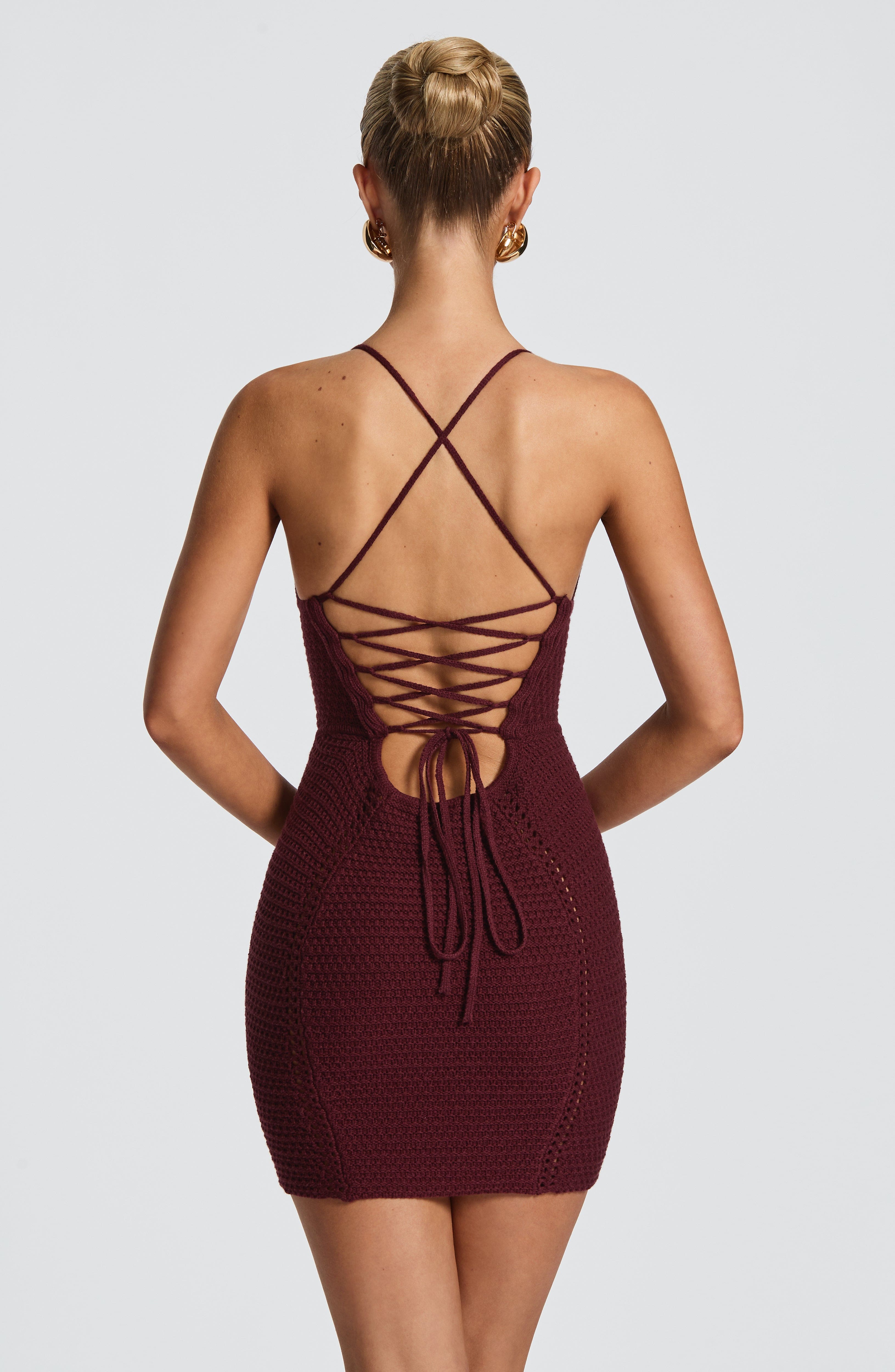 Xanthe Mini Dress - Cherry Lacquer Dress Babyboo Fashion Premium Exclusive Design