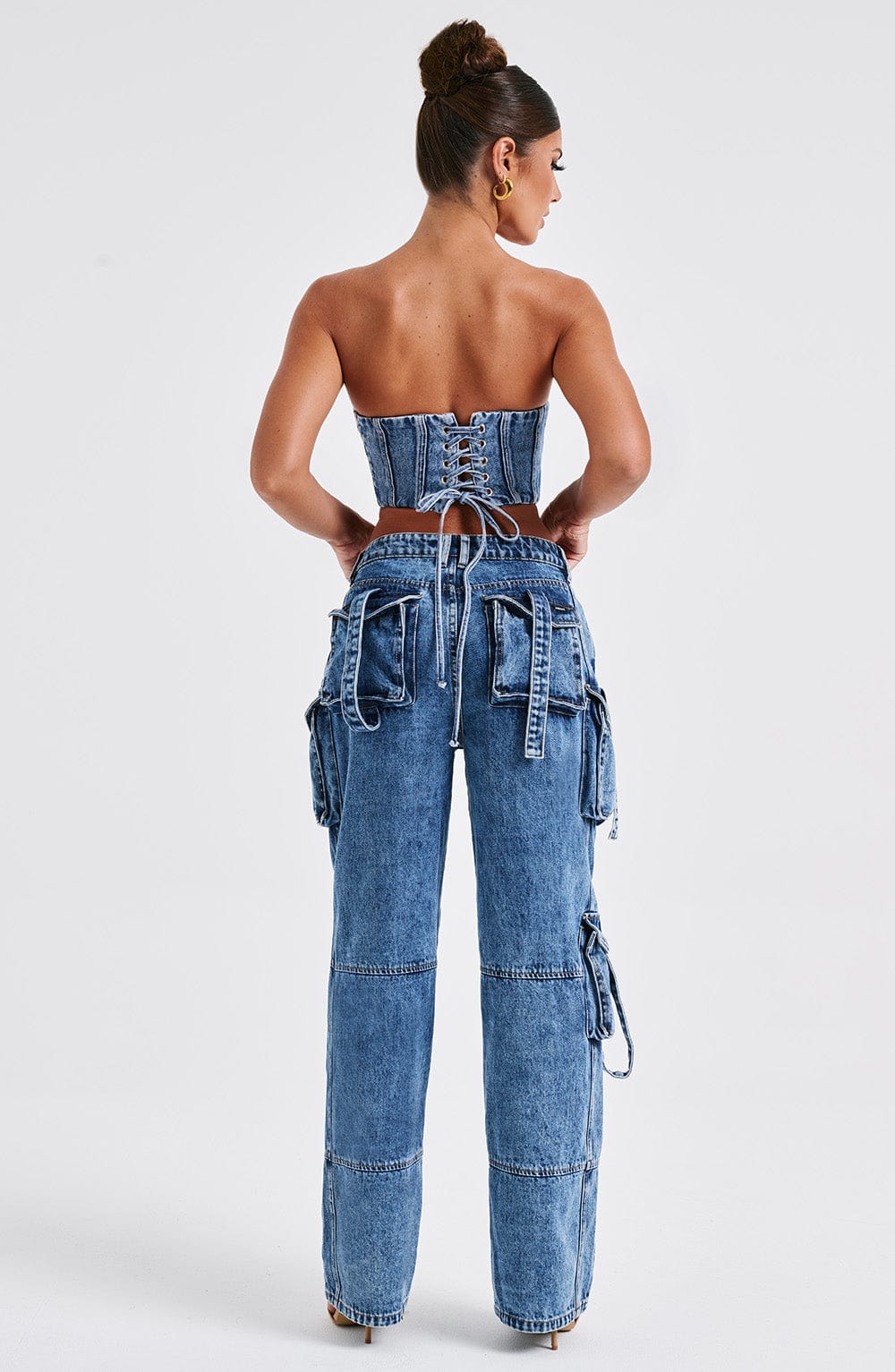 Yasie Corset - Dark Wash Tops Babyboo Fashion Premium Exclusive Design