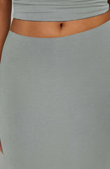 Yazmin Maxi Skirt - Steel Skirt Babyboo Fashion Premium Exclusive Design